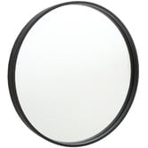 Thermogroup Round Mirror with Black Frame