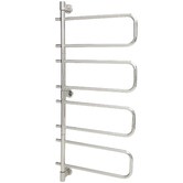 Thermogroup Thermorail Straight 500mm Swivel Polished Heated Towel Rail