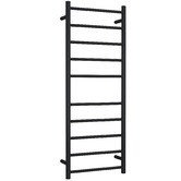Thermogroup Matte Black 10 Bar Heated Stainless Steel Towel Rail