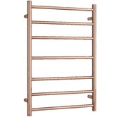 Thermogroup Rose Gold 7 Bar Heated Stainless Steel Towel Rail