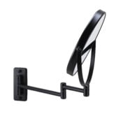 Thermogroup Ablaze Matte Black 1x &amp; 5x Magnification Shaving Mirror