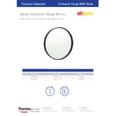 Thermogroup Round Mirror with Black Frame