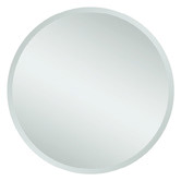 Thermogroup Kent Bevel Edge Round Mirror with Hanger