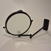Thermogroup Ablaze Matte Black 1x &amp; 5x Magnification Shaving Mirror