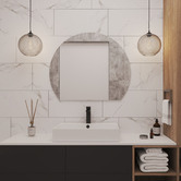 Thermogroup Ablaze Glue-to-Wall Mirror