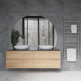 Thermogroup Ablaze Glue-to-Wall Mirror