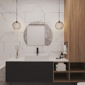 Thermogroup Ablaze Glue-to-Wall Mirror
