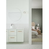 Thermogroup Rio Polished Edge Round Mirror with Hanger