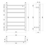 Thermogroup Thermorail 7 Bar Straight Cylinder Rail