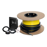 Thermogroup Thermoscreed 18W/lm Underfloor Heating Cable with Black Thermostat