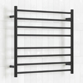 Thermogroup Thermorail 750 x 700mm Matte Black Heated Stainless Steel Towel Rail