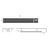 Thermogroup Lotus 1200W Black Heater