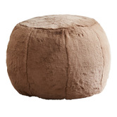 By Designs Bardin Faux Fur Pouffe