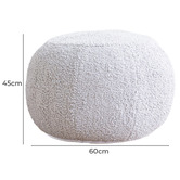 By Designs Burke Boucle Pouffe