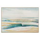 By Designs Abstract Coastal Framed Canvas Wall Art