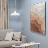 By Designs Ochre Ripples Framed Canvas Wall Art
