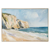 By Designs Painted Shore Framed Canvas Wall Art
