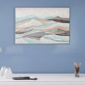 By Designs Mountain Landscape Framed Canvas Wall Art