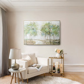 By Designs Forest Path Framed Canvas Wall Art