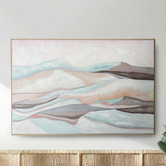 By Designs Mountain Landscape Framed Canvas Wall Art