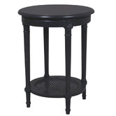 Elegant Designs Santa Maria Side Table Black