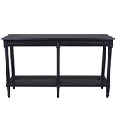 Elegant Designs Coastline Sofa Table Black