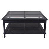 Elegant Designs Black Santa Maria Coffee Table