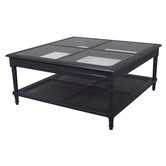 Elegant Designs Black Santa Maria Coffee Table