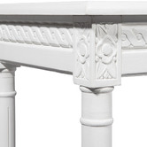 Elegant Designs White Santa Maria Console