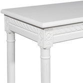 Elegant Designs White Santa Maria Console