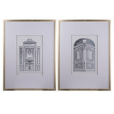 Elegant Designs Ornate Doors Printed Wall Art Diptych