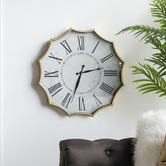 Elegant Designs 60cm Scalloped Wall Clock