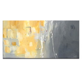 Our Artists&#039; Collection 50 Shades Of Gray And Yellow Wall Art