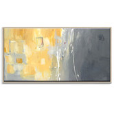 Our Artists&#039; Collection 50 Shades Of Gray And Yellow Wall Art