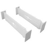 Olola Living White Adjustable Drawer Organisers