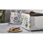 Laura Ashley 2 Piece Elveden 1.7L Dome Kettle &amp; 4 Slice Toaster Set