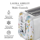 Laura Ashley 2 Piece Elveden 1.7L Dome Kettle &amp; 2 Slice Toaster Set