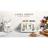 Laura Ashley 2 Piece Elveden 1.7L Dome Kettle &amp; 4 Slice Toaster Set