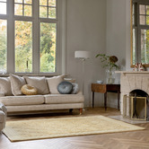 Laura Ashley Gold Catarina Hand-Tufted Pure New Wool Rug