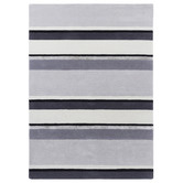 Laura Ashley Charcoal Eaton Hand-Tufted Pure New Wool Rug