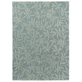 Laura Ashley Green Cleavers Hand-Tufted Rug