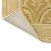 Laura Ashley Gold Catarina Hand-Tufted Pure New Wool Rug