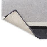 Laura Ashley Charcoal Eaton Hand-Tufted Pure New Wool Rug