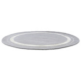 Laura Ashley Grey Redbrook Hand-Tufted Round Rug