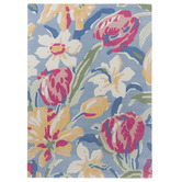 Laura Ashley Tulips Hand-Tufted Wool Rug