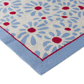 Laura Ashley Sky Blue Thorncliff Hand-Hooked Outdoor Rug