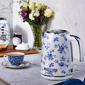 Laura Ashley China Rose 1.7L Stainless Steel Kettle