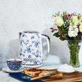 Laura Ashley China Rose 1.7L Stainless Steel Kettle