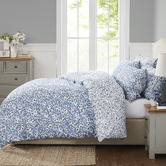 Laura Ashley Blue Libby Quilt Cover Set