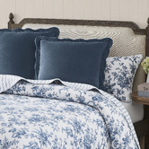 Laura Ashley Somerford Velvet European Pillowcase